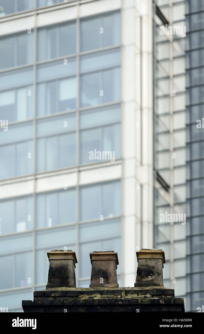 Chimney Pots, City of London, United Kingdom Stock Photo