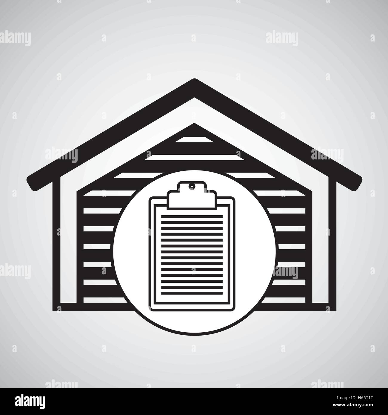 Warehouse box check list icon hi-res stock photography and images - Alamy
