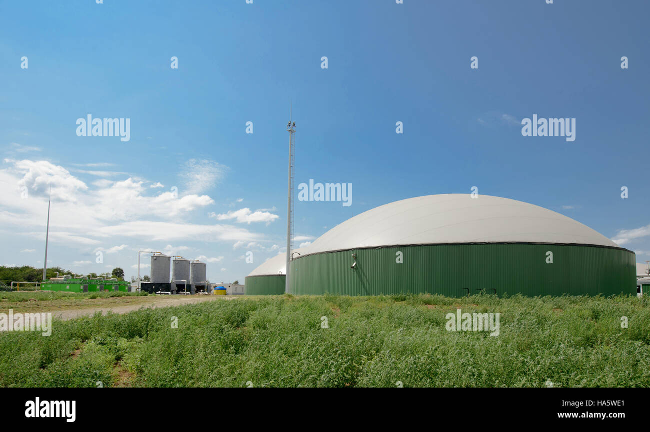 View of Biogas power generation hi-res stock photography and images - Alamy
