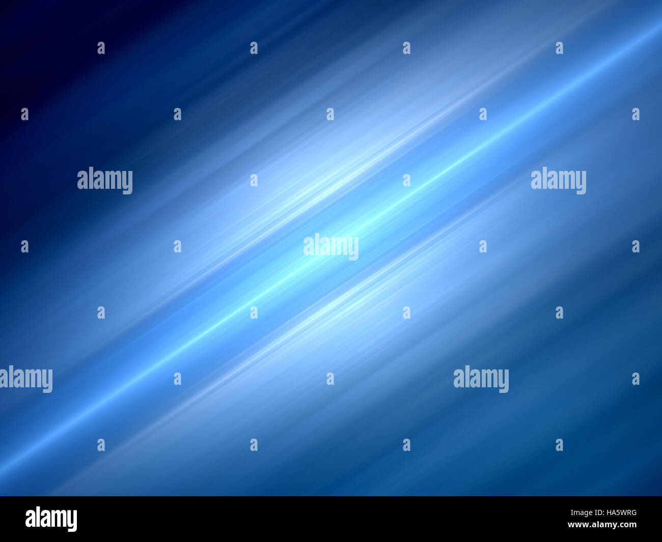 Blue glowing diagonal motion blur, computer generated abstract background, 3D render Stock Photo