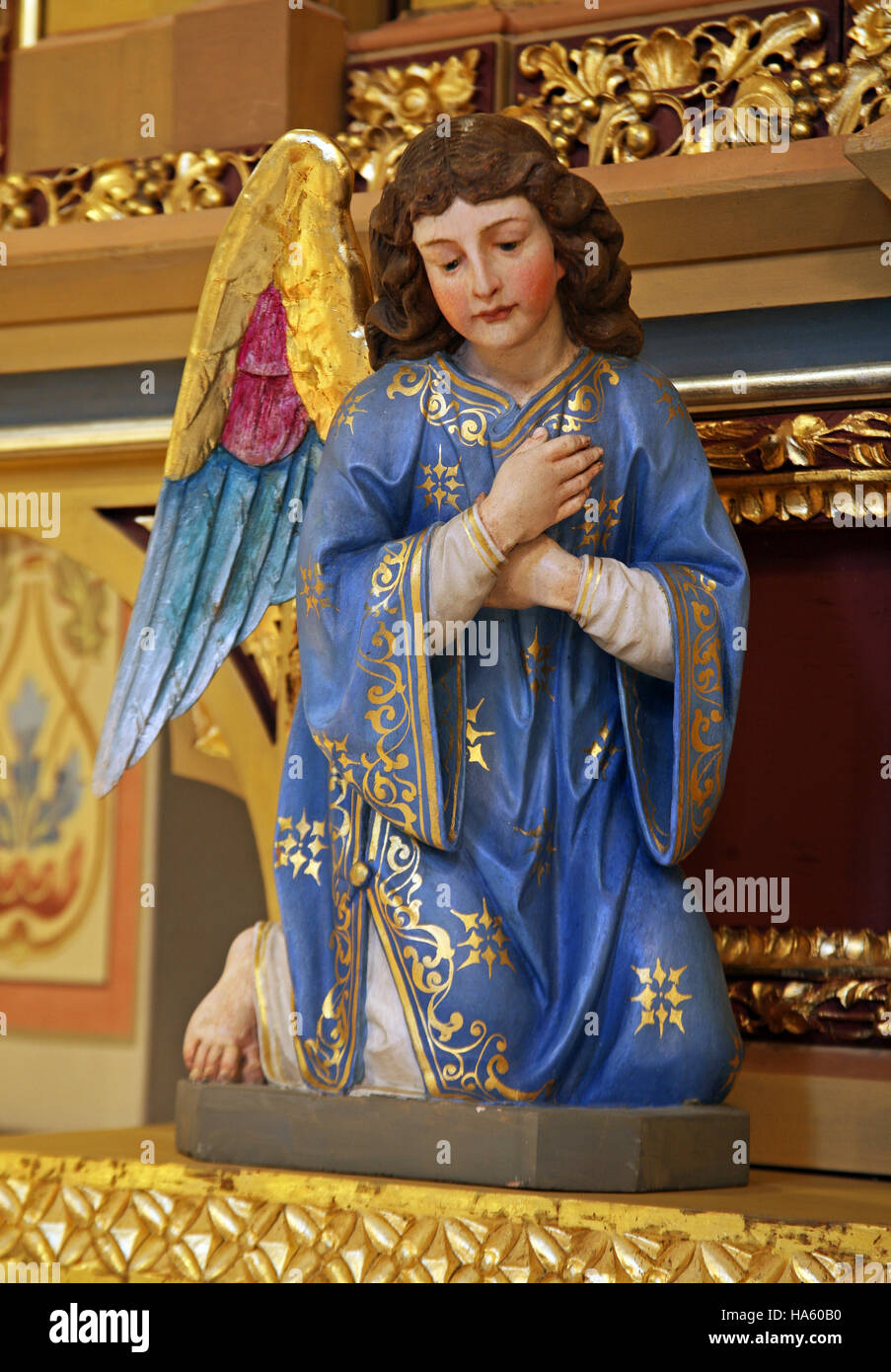 Altar angels,church St.Matheus in Stitar,Croatia,Europe,2 Stock Photo