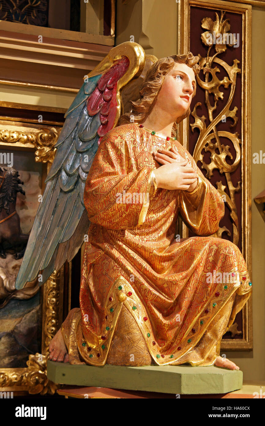 Altar angels,church St.Matheus in Stitar,Croatia,Europe,5 Stock Photo