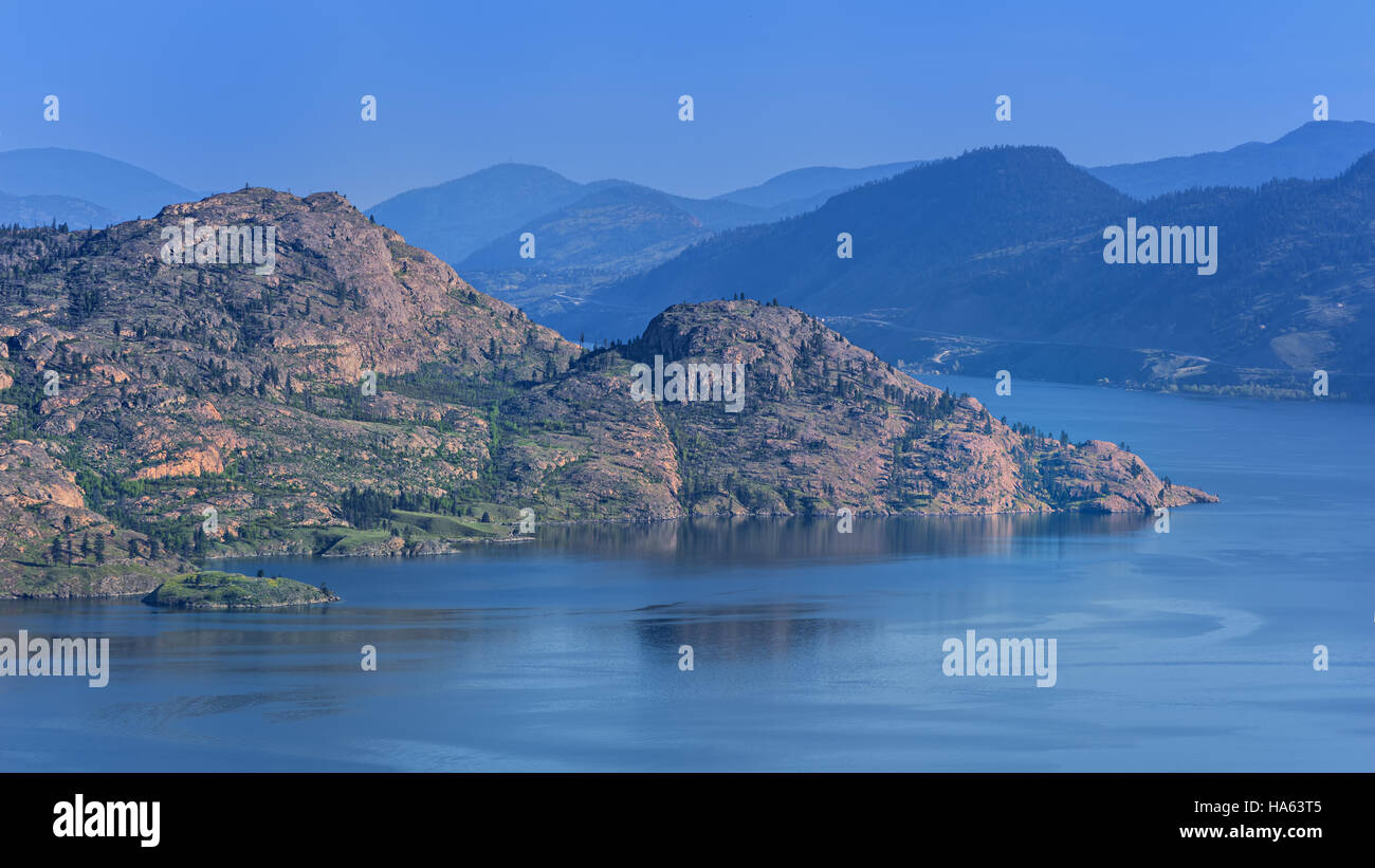 Okanagan Lake Near Peachland British Columbia Canada Stock Photo Alamy