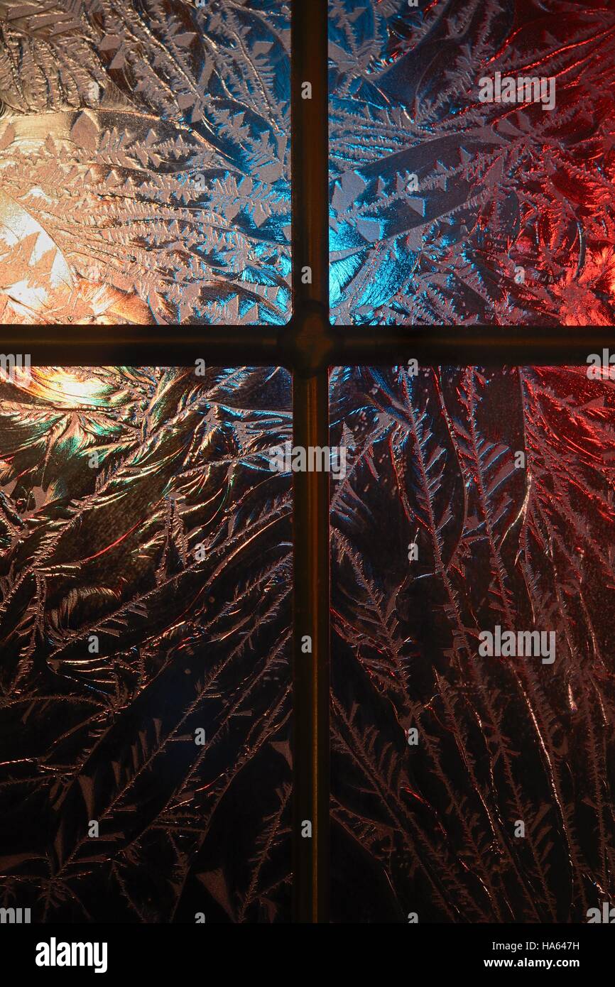 Christmas lights through the window hires stock photography and images