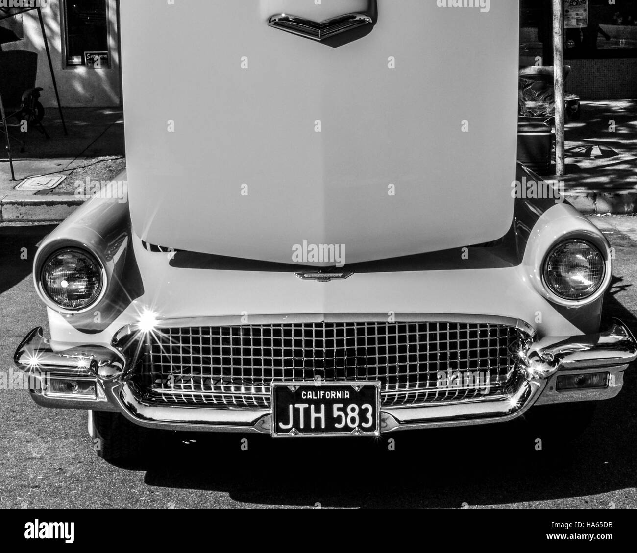 Vintage restored cars Stock Photo Alamy