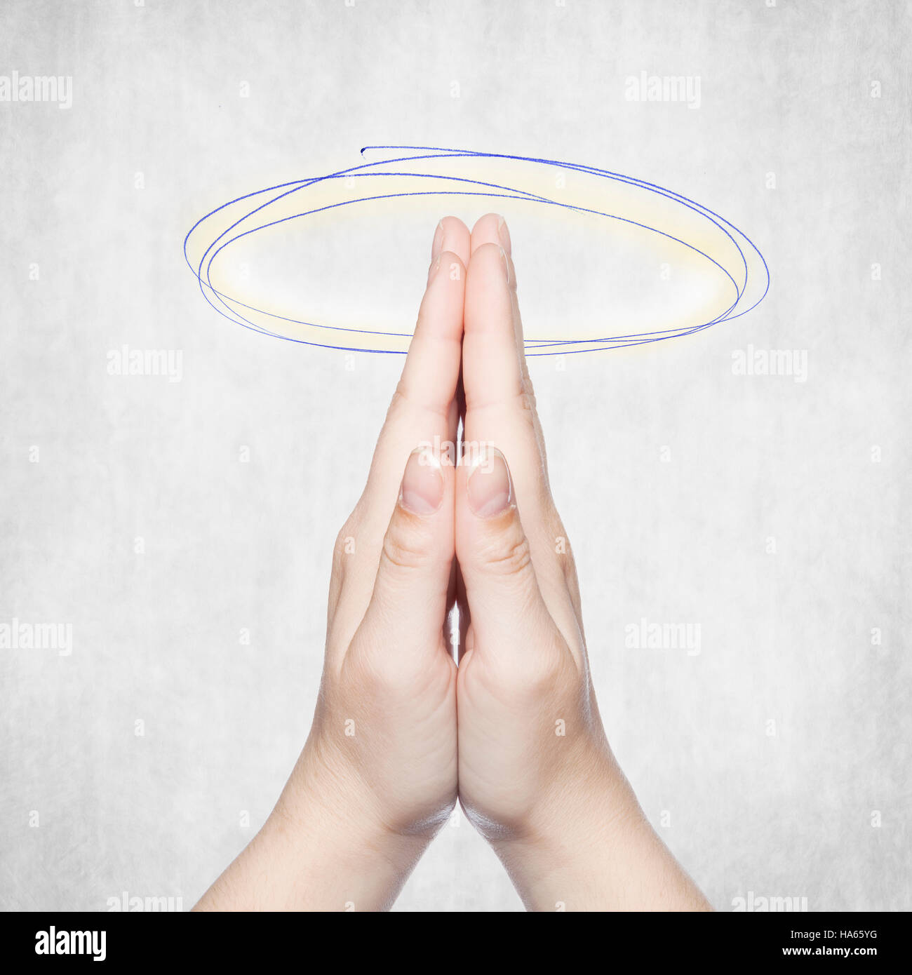 Folded hands prayer hi-res stock photography and images - Alamy