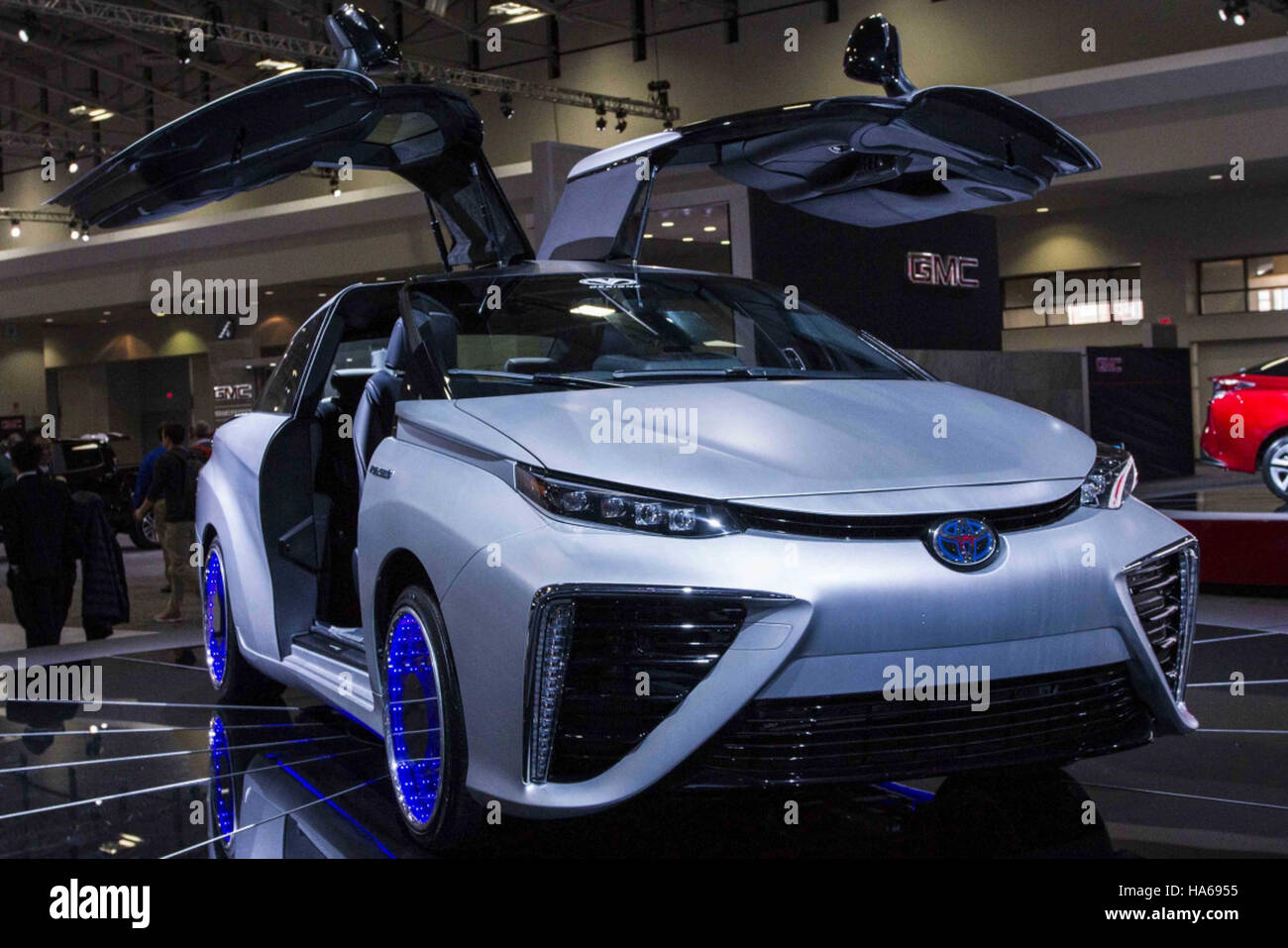 The Toyota Mirai, a hydrogen fuel cell vehicle, exemplifies the ...
