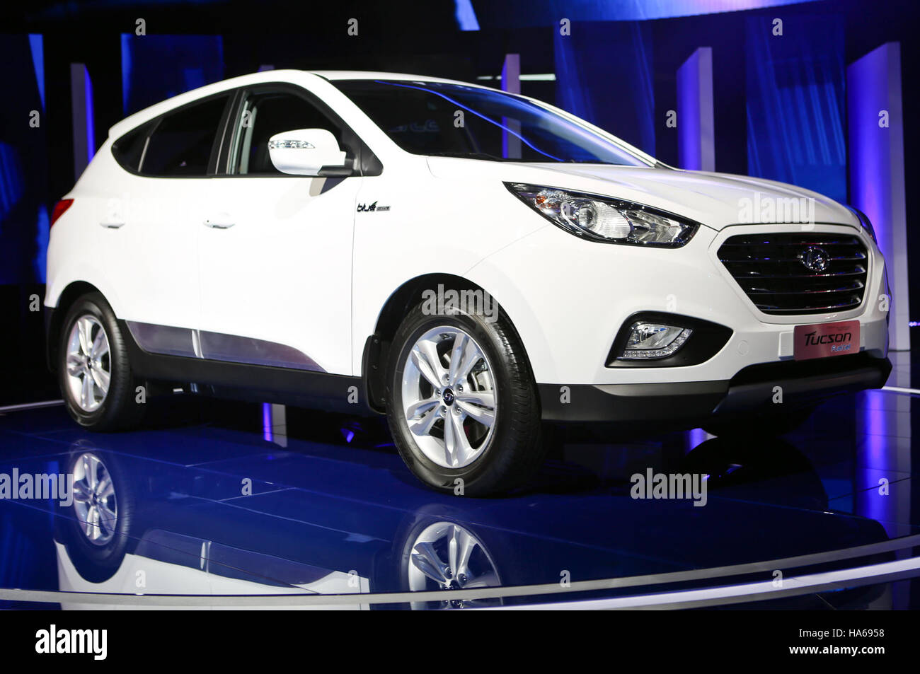 The Department of Energy has highlighted the Hyundai Tucson, an example of an electric vehicle in its ongoing efforts to promote clean energy and reduce emissions. This initiative is part of a larger push to increase the adoption of sustainable energy solutions in the automotive industry. Stock Photo