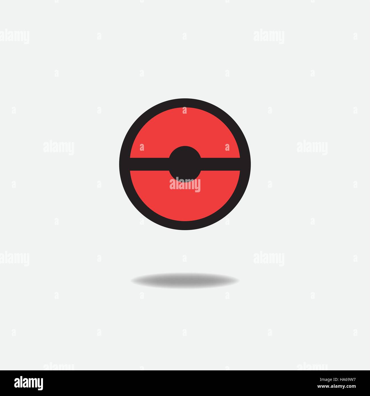 Poke ball isolated Stock Vector Images - Alamy