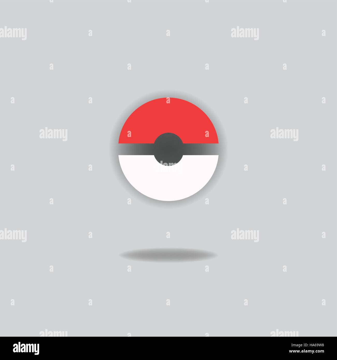 Poke ball isolated Stock Vector Images - Alamy