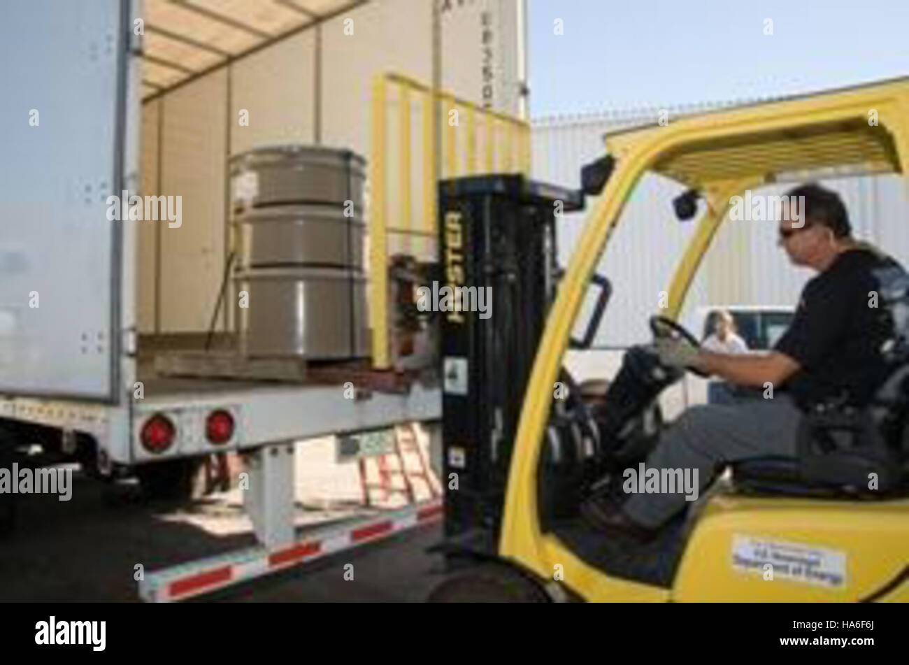 Drums of radioactive waste hi-res stock photography and images - Alamy