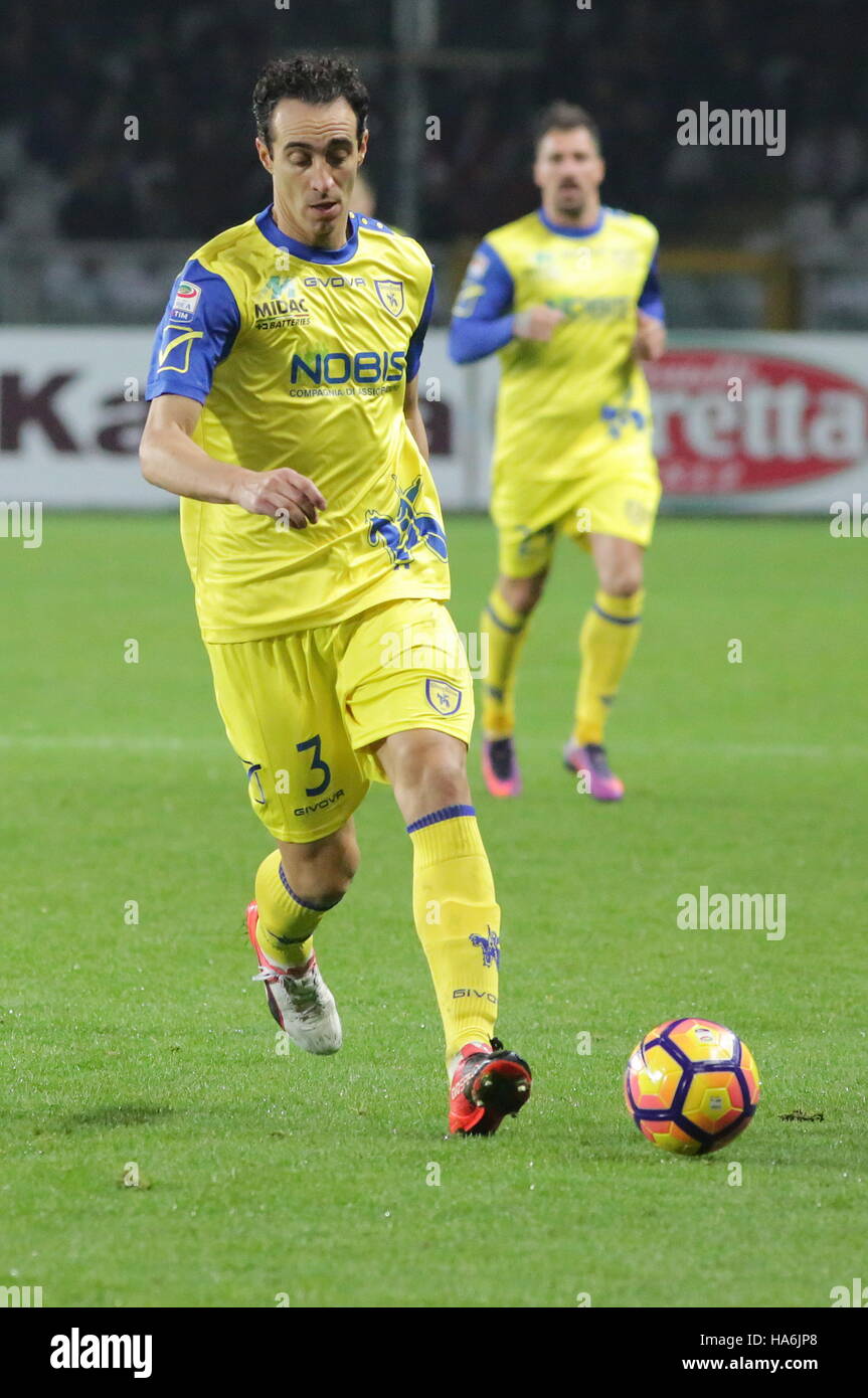 Accor Bug Stor mængde Dario Dainelli of Chievo Verona in action during the Serie A football match  between Torino FC and AC Chievo Verona. Torino FC wins over AC Chievo Verona  for 2-1. (Photo by Massimiliano