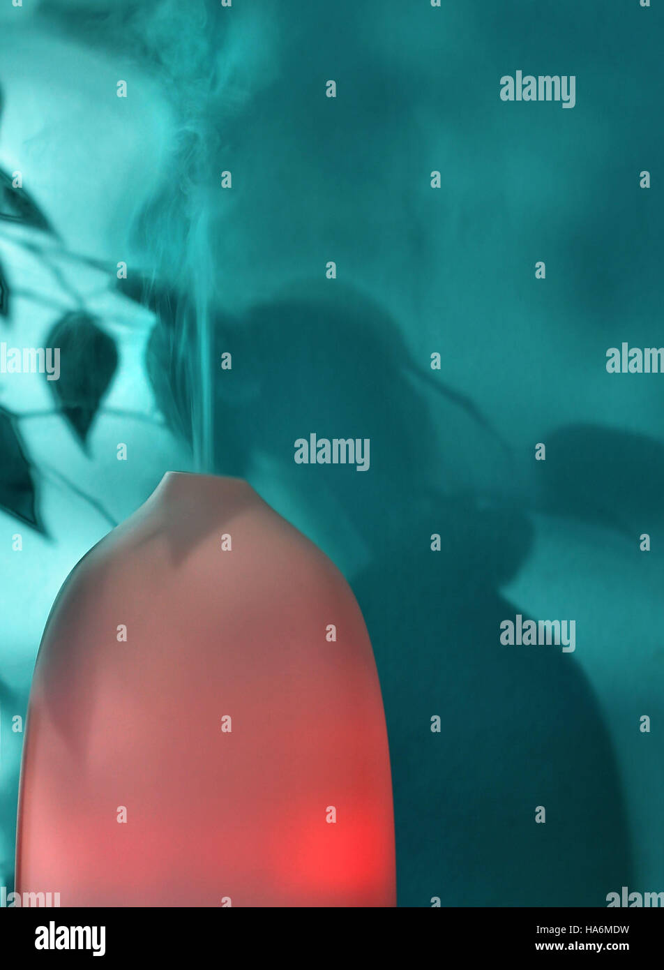 Aromatherapy essential oil diffuser, London Stock Photo