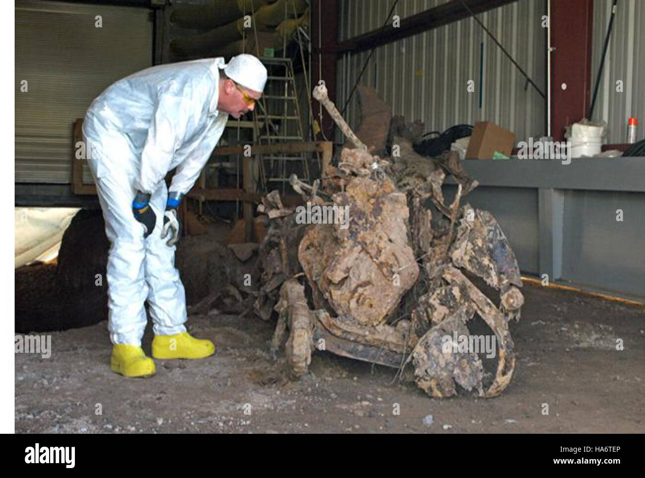 losalamosnatlab 7508999916 Manhattan Project truck unearthed at landfill cleanup site Stock Photo