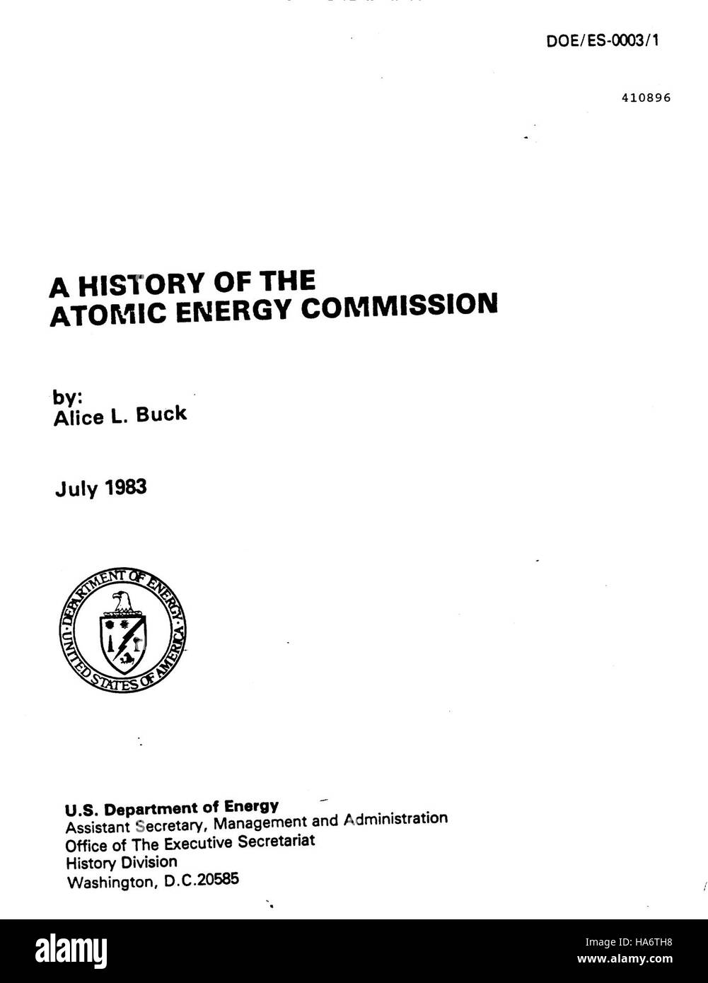 losalamosnatlab 7597441074 A History of the Atomic Energy Commission Stock Photo