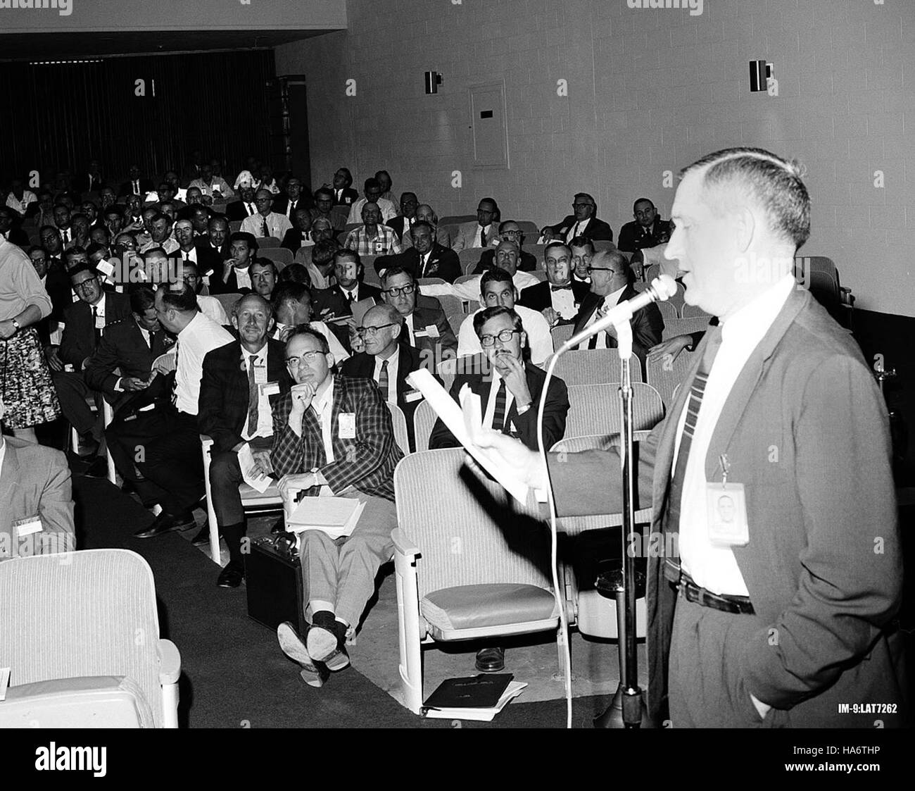 losalamosnatlab 7597442976 Agnew addresses audience 1969 Stock Photo