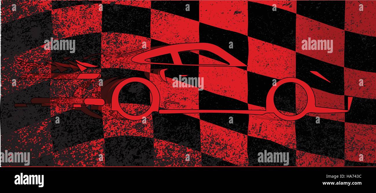 Chequered flag vector hi-res stock photography and images - Alamy