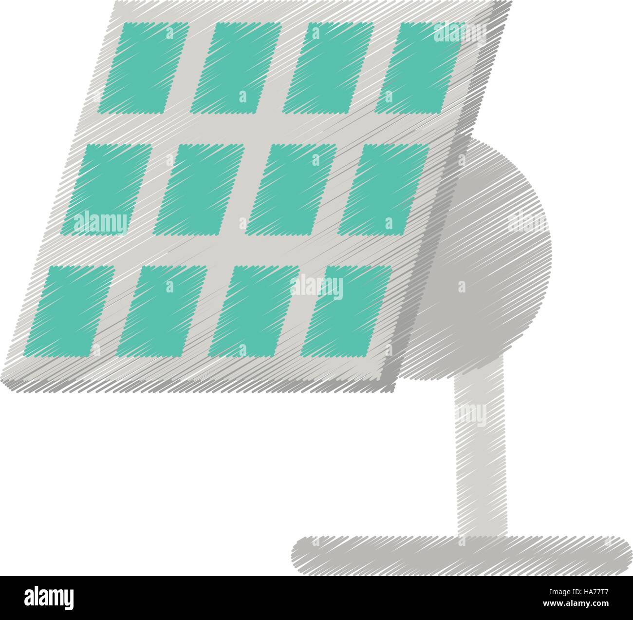 solar panel renewable energy alternative ed Stock Vector Image & Art ...