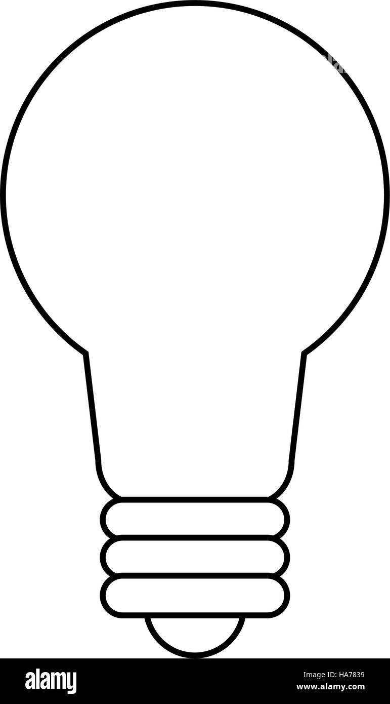 Isolated light bulb design Stock Vector Image & Art - Alamy