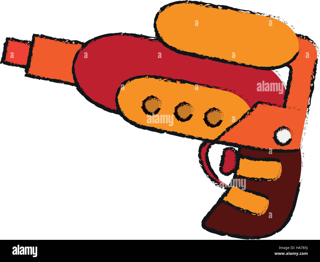 Isolated water gun toy design Stock Vector Image & Art - Alamy
