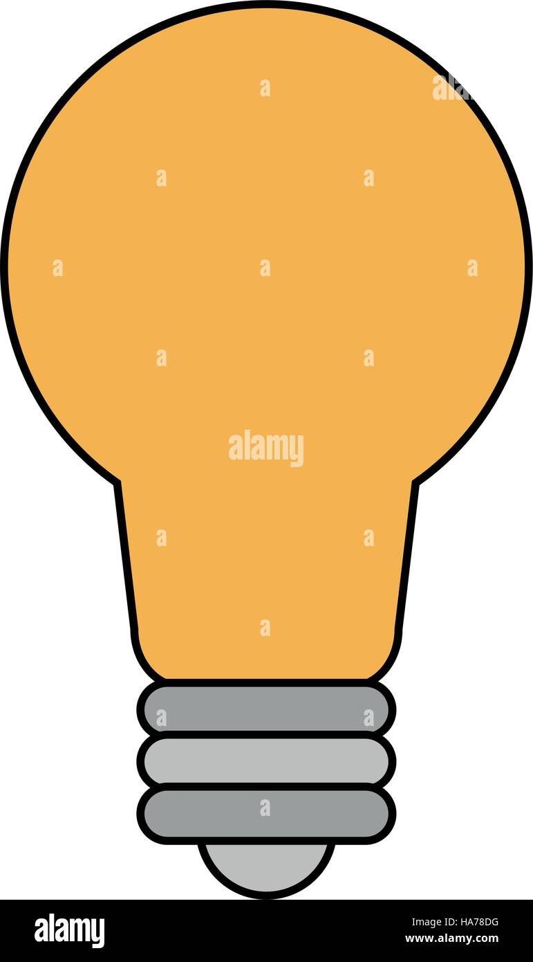 Isolated light bulb design Stock Vector Image & Art - Alamy