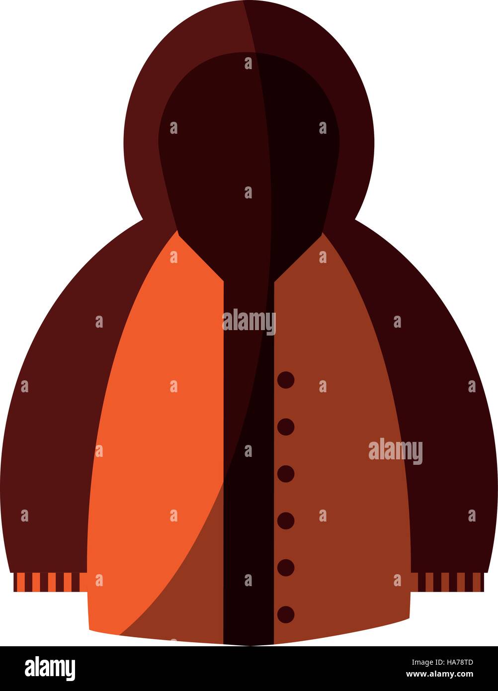 Isolated winter jacket design Stock Vector Image & Art - Alamy