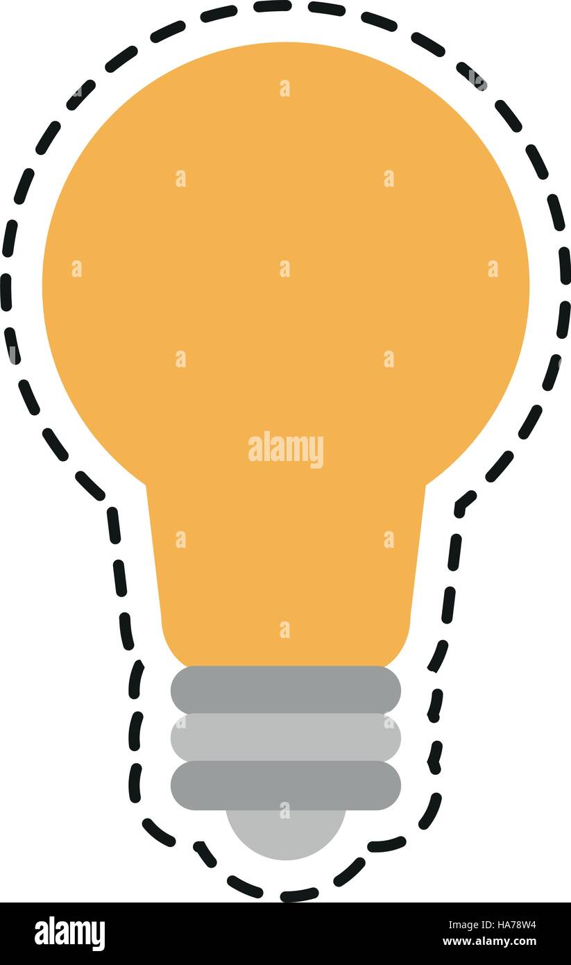 Isolated light bulb design Stock Vector Image & Art - Alamy