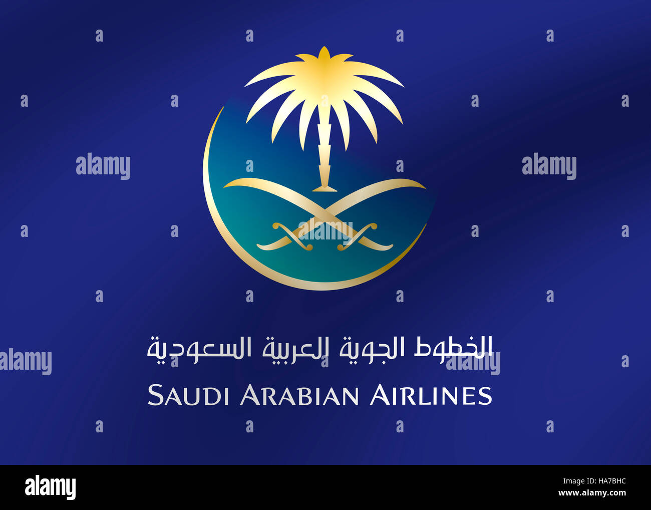Saudi Arabian Airlines logo Stock Photo Alamy
