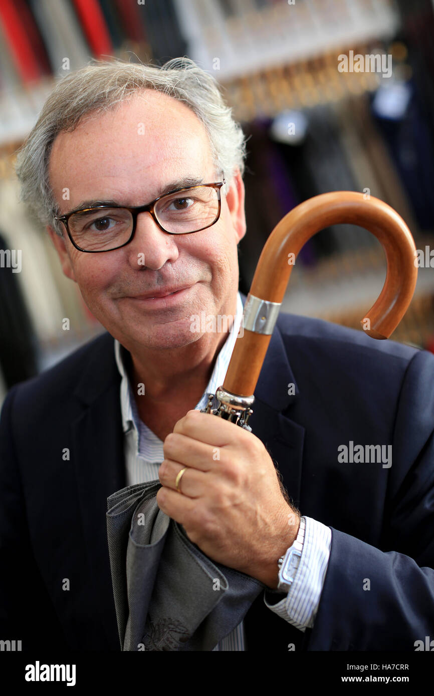 Cherbourg (Northwestern France) JeanPierre Yvon, CEO of the umbrella