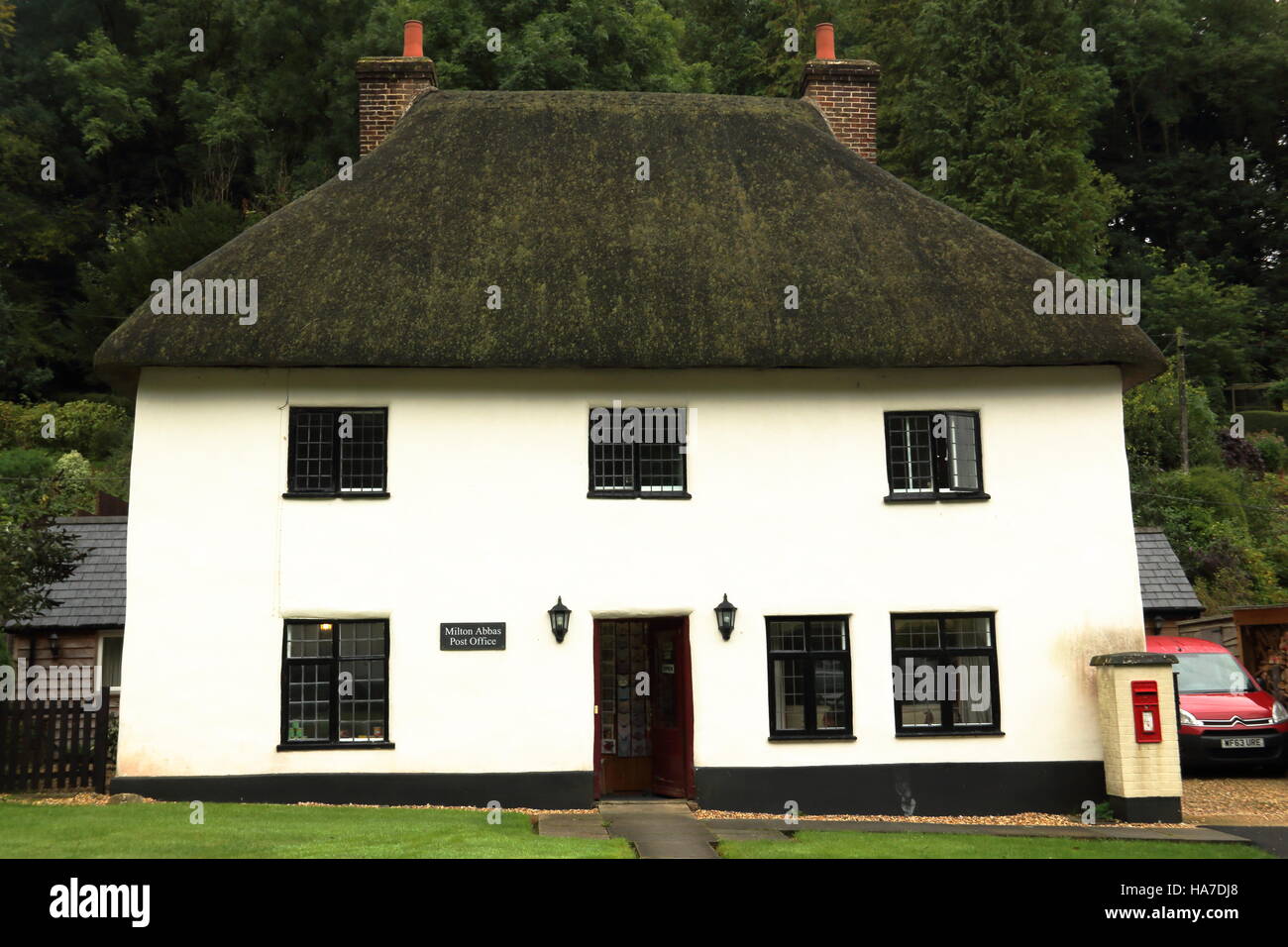 Post Office,Milton Abbas,Dorset,UK Stock Photo Alamy