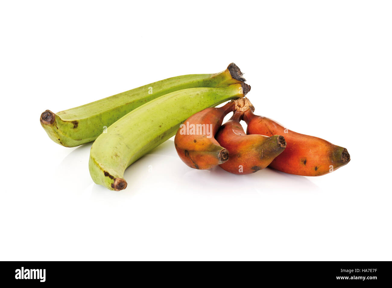 Red bananas and plantains Stock Photo Alamy