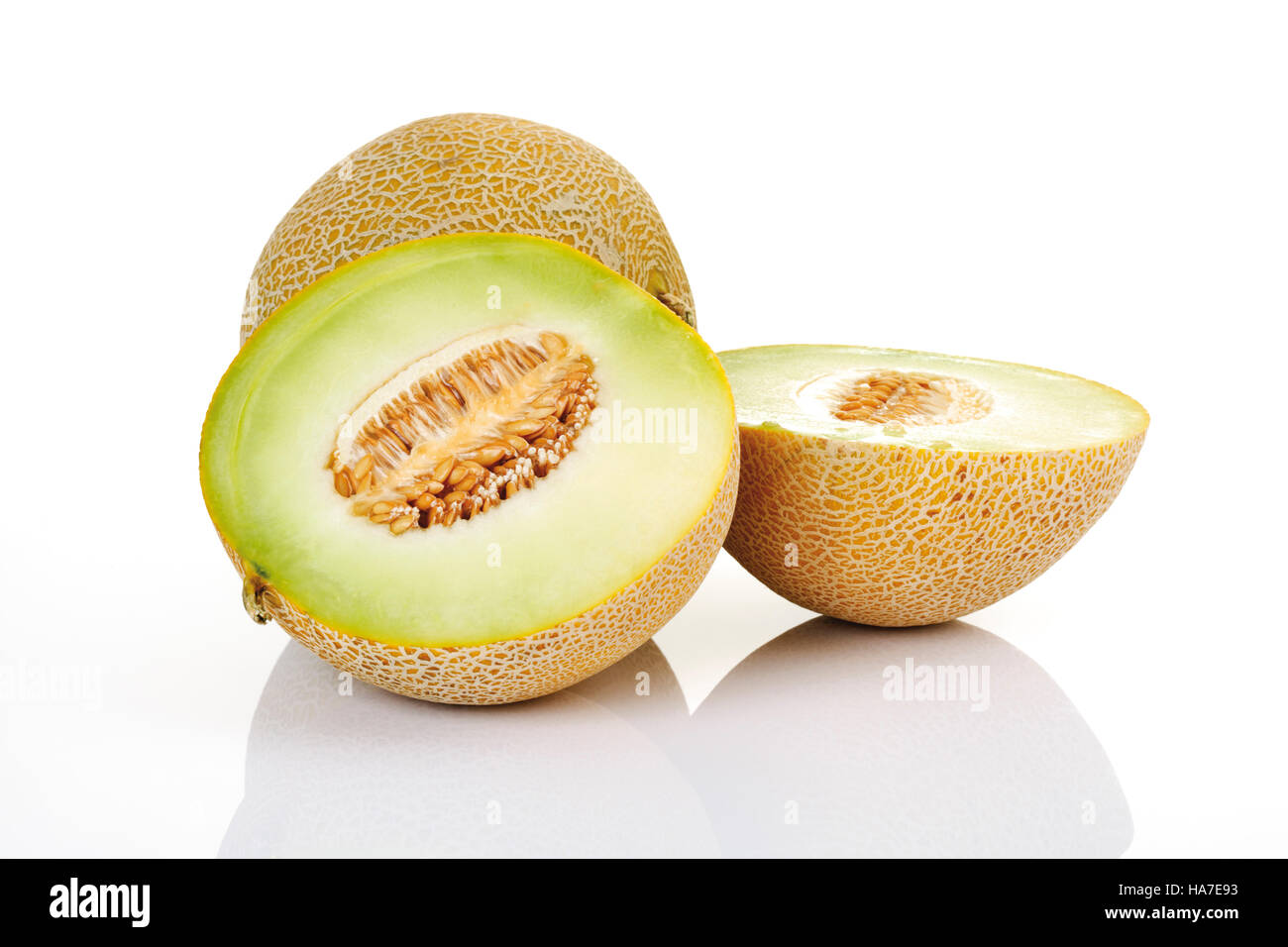 Galia Melons (Cucumis melo var. reticulata 'Galia' Stock Photo Alamy