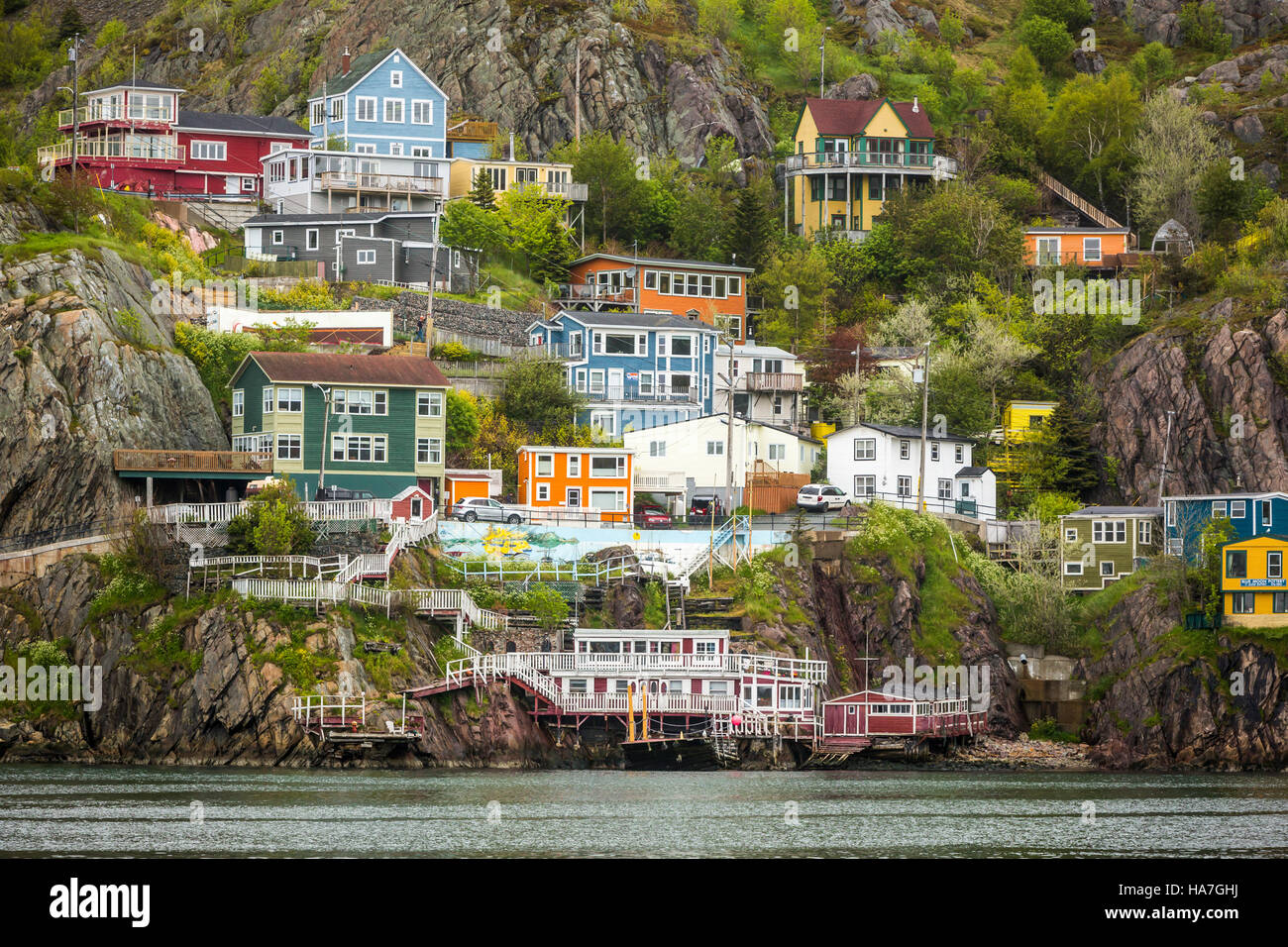 The battery neighborhood on the slopes of Signal Hill in St. John's