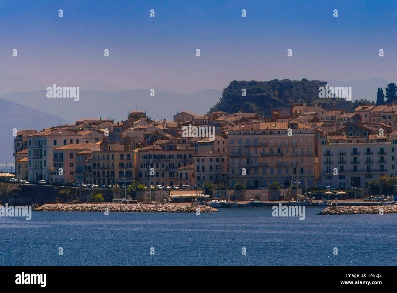 Katakolon town Stock Photo Alamy