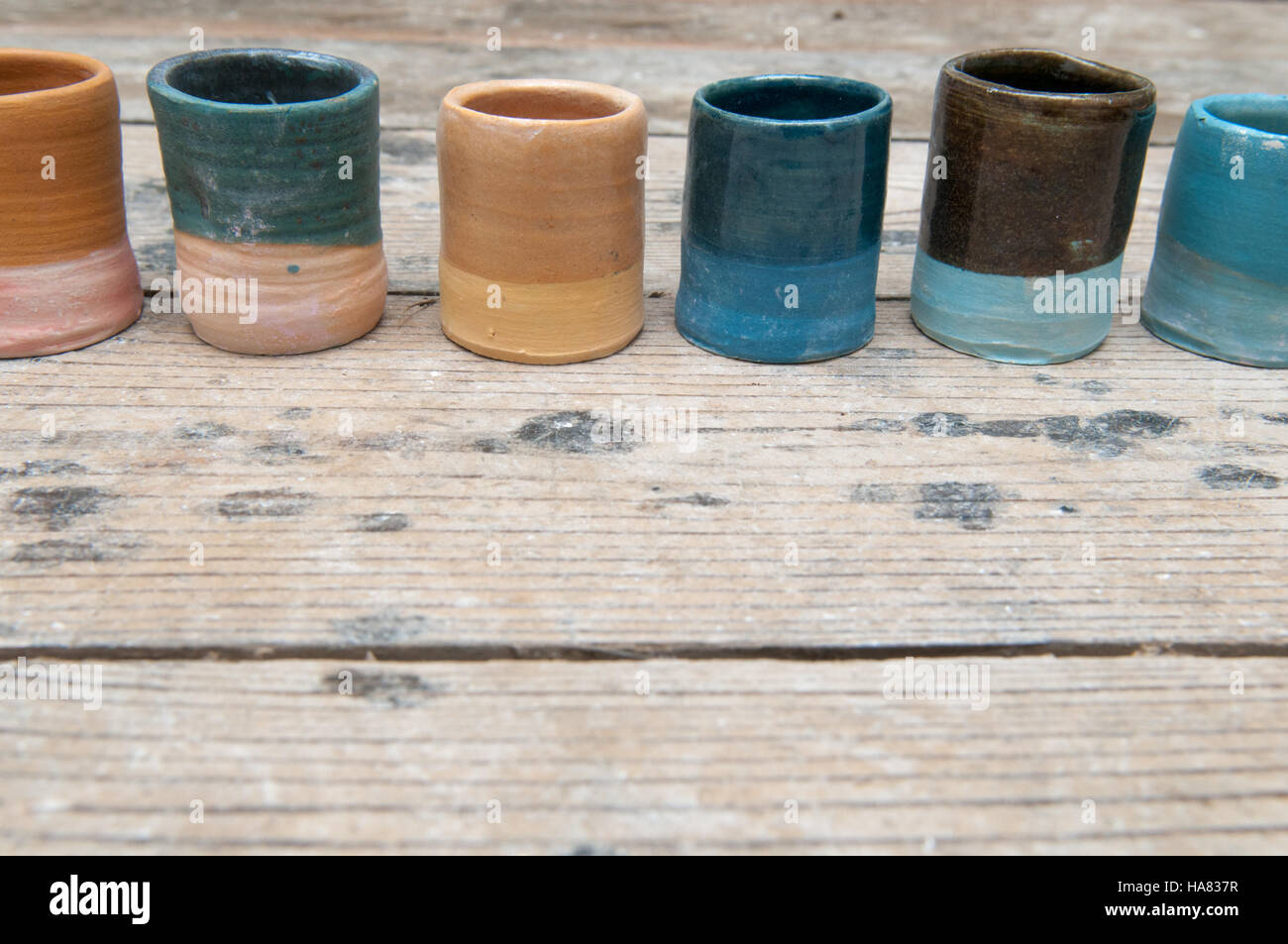 Hand made ceramic pottery products Stock Photo Alamy