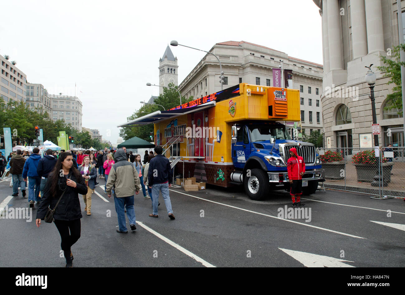 The USDA's mobile display at the Taste of DC event in Washington, D.C ...