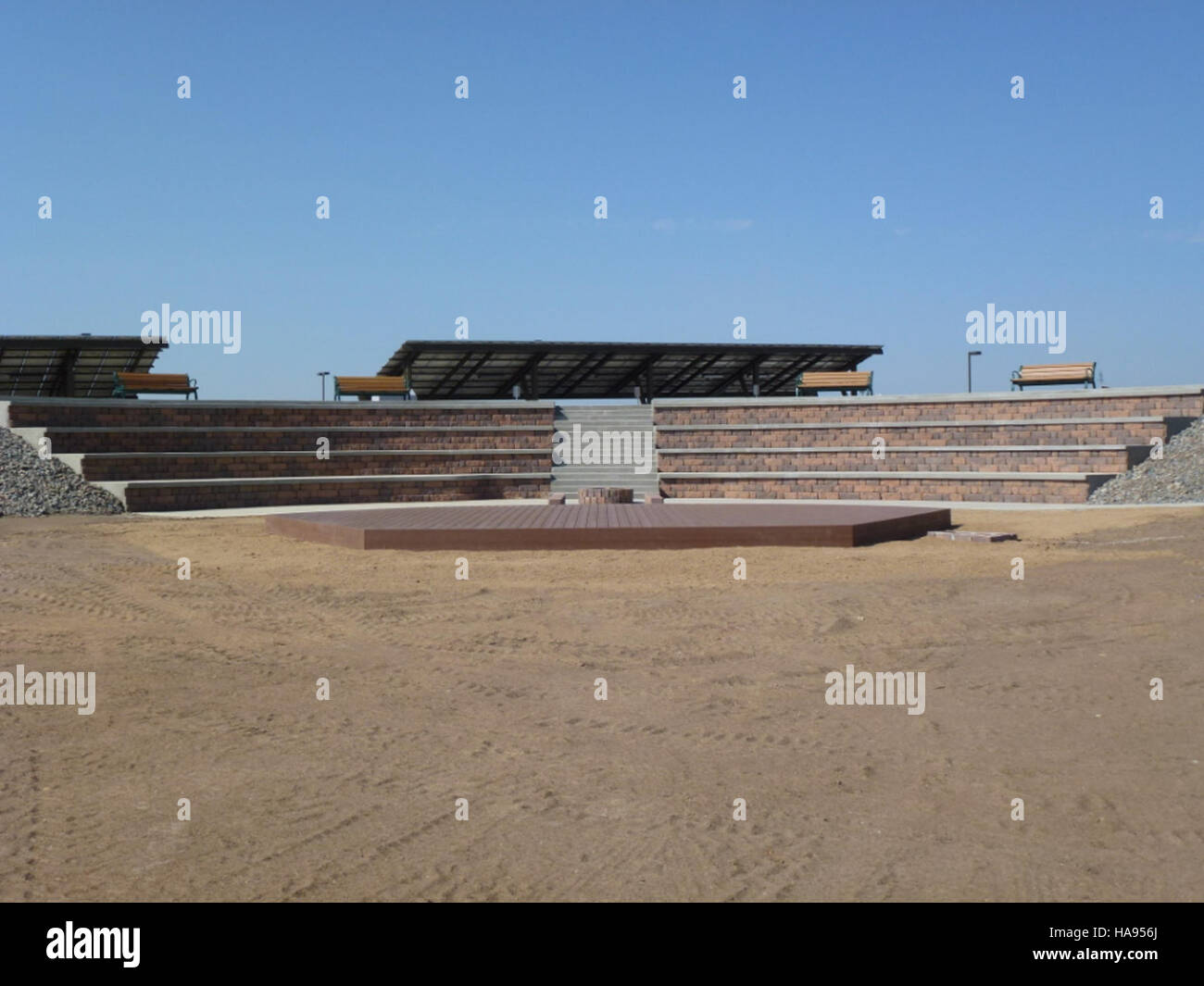 The amphitheater at Rocky Mountain Arsenal National Wildlife Refuge ...