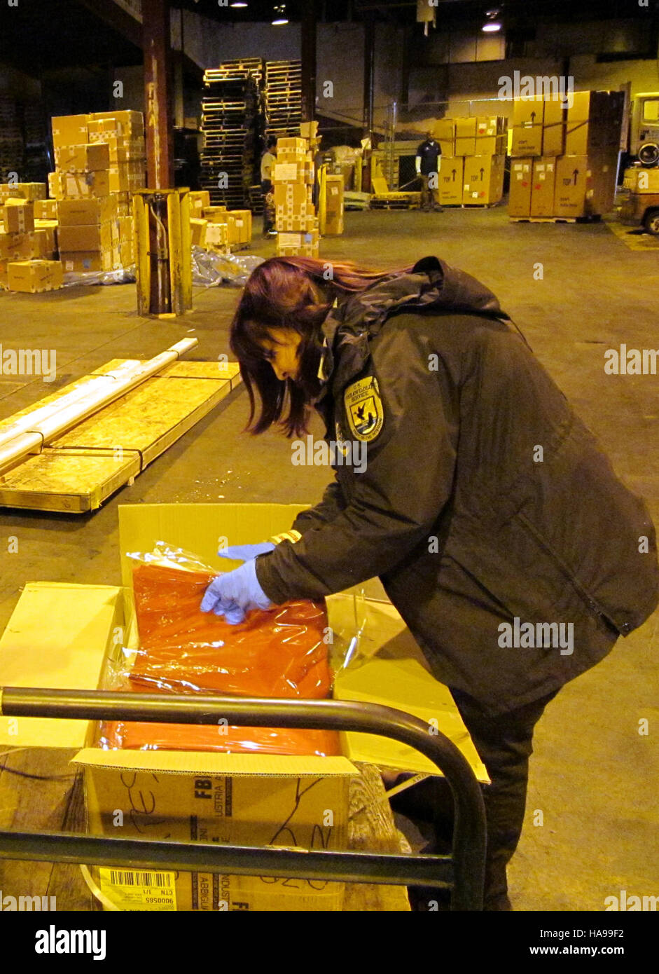 Garment inspection is part of wildlife conservation efforts, ensuring ...