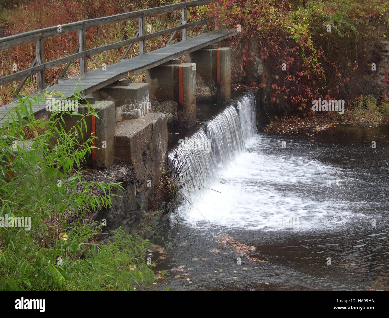 usfwsnortheast 16022971229 The falls at West Britannia Dam Stock Photo
