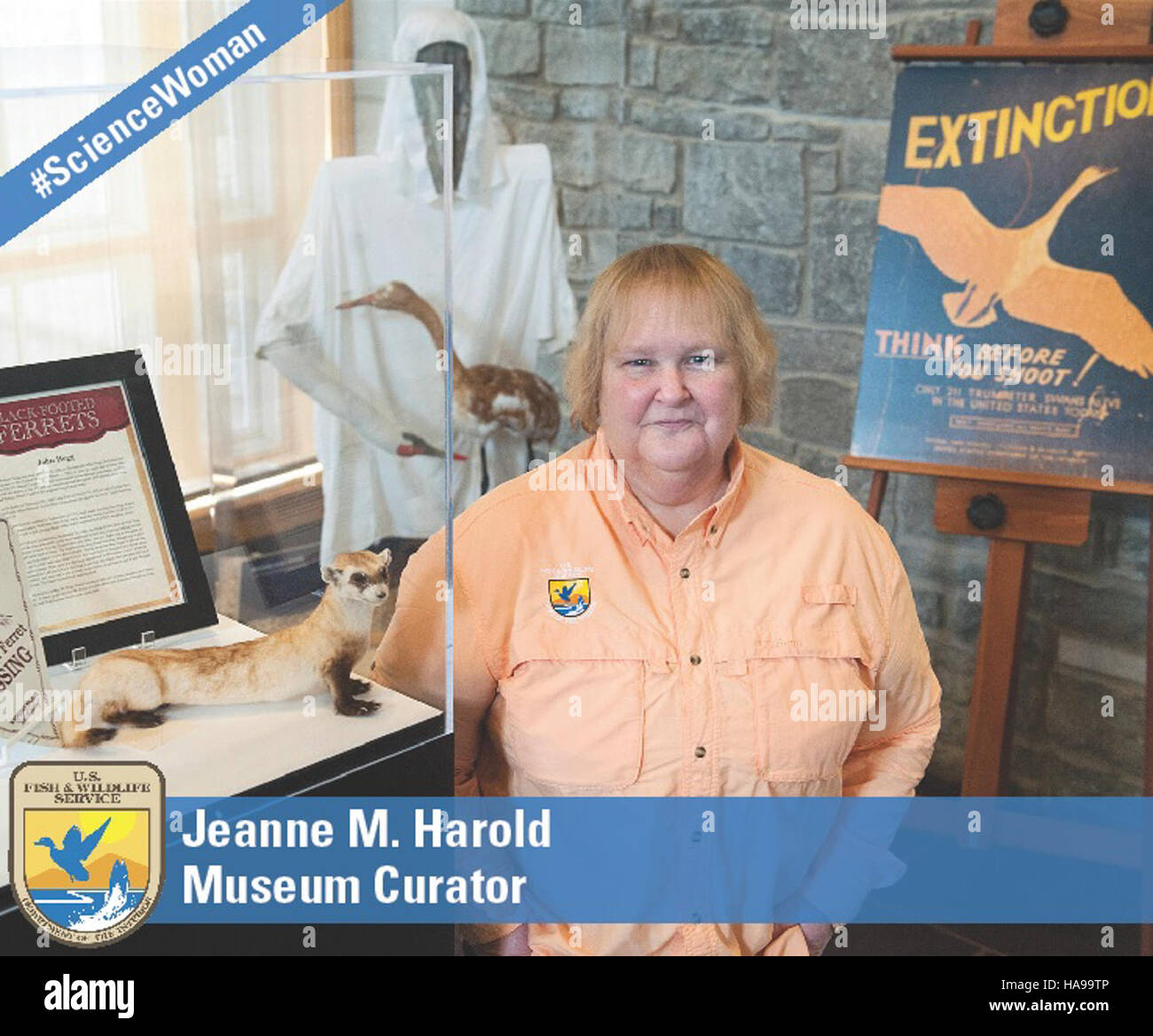 usfwsnortheast 16731534767 Jeanne Harold, #ScienceWoman Stock Photo - Alamy