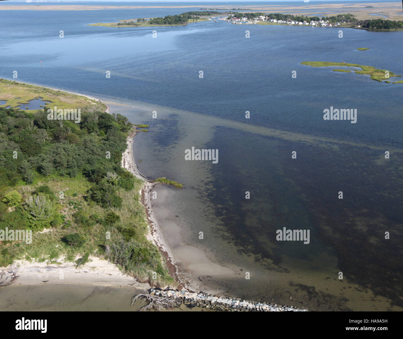 Aerial view shoreline erosion hi-res stock photography and images - Alamy