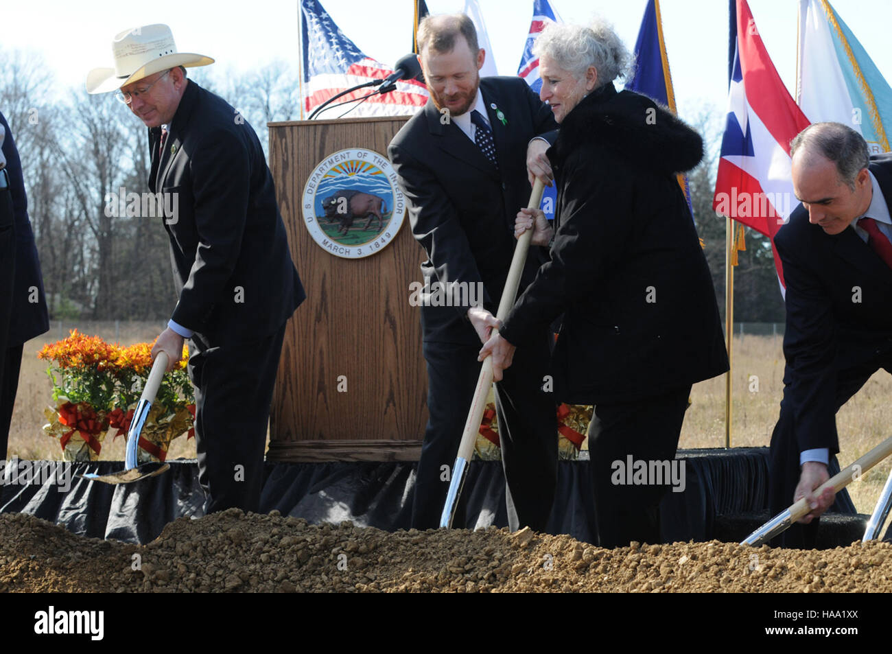 Key figures including Secretary Salazar, Governor Rendell, and Senator ...
