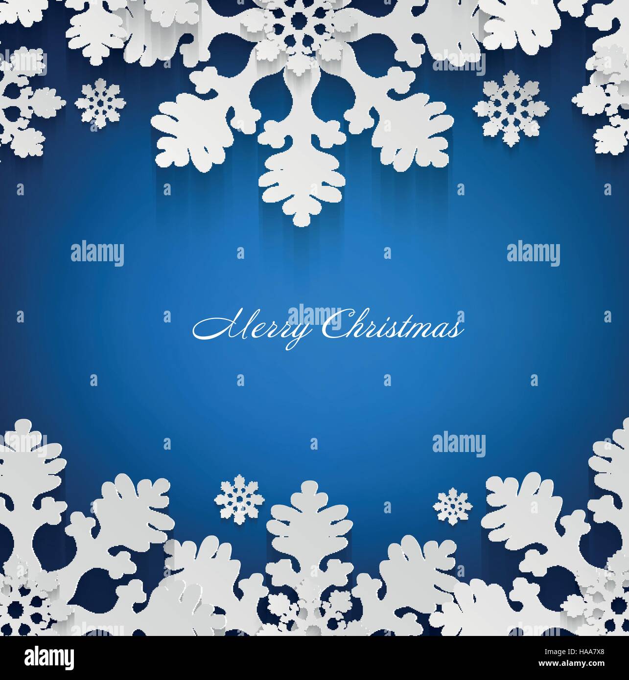 Snowflakes blue background hi-res stock photography and images - Alamy