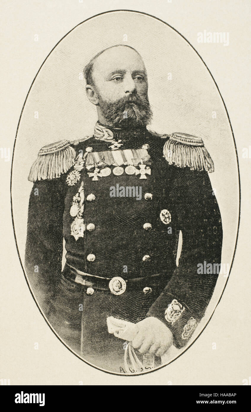 Vsevolod Fyodorovich Rudnev (18551913). Naval officer in the Imperial