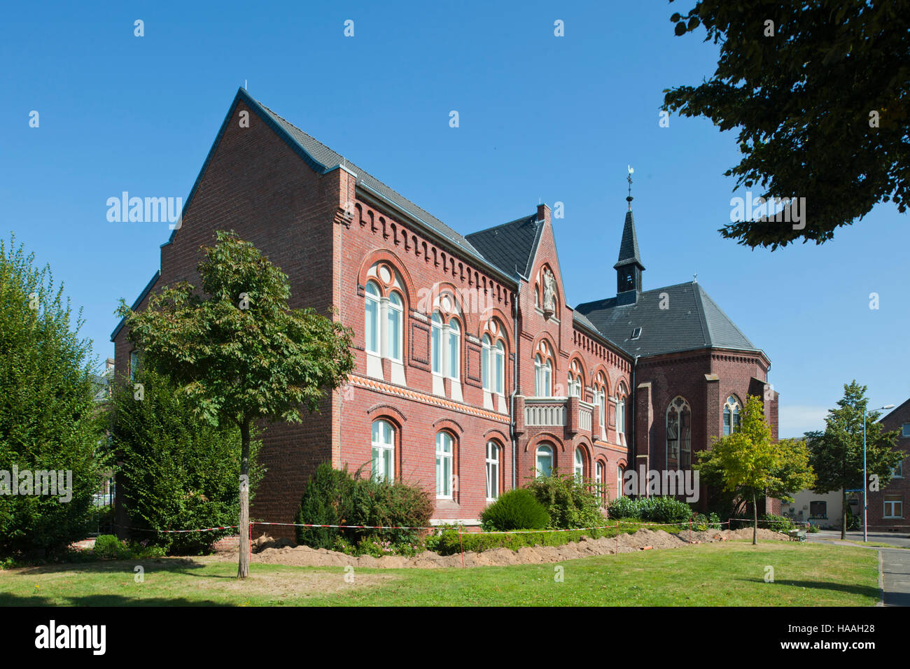 Deutschland, Nordrhein-Westfalen, Kreis Viersen, Nettetal-Lobberich, Marienhospital (eröffnet 1885) Stock Photo