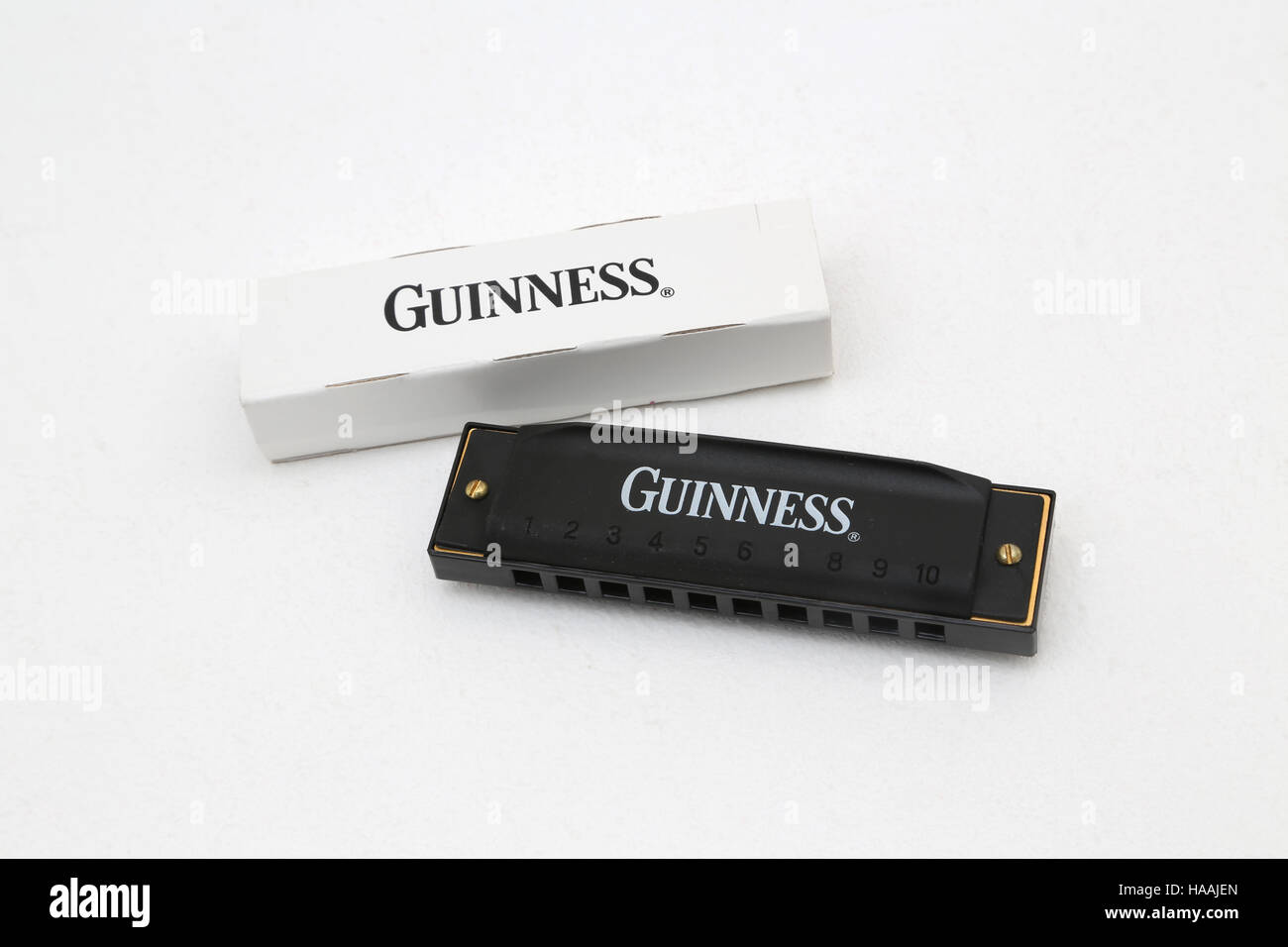 Guinness Harmonica Stock Photo