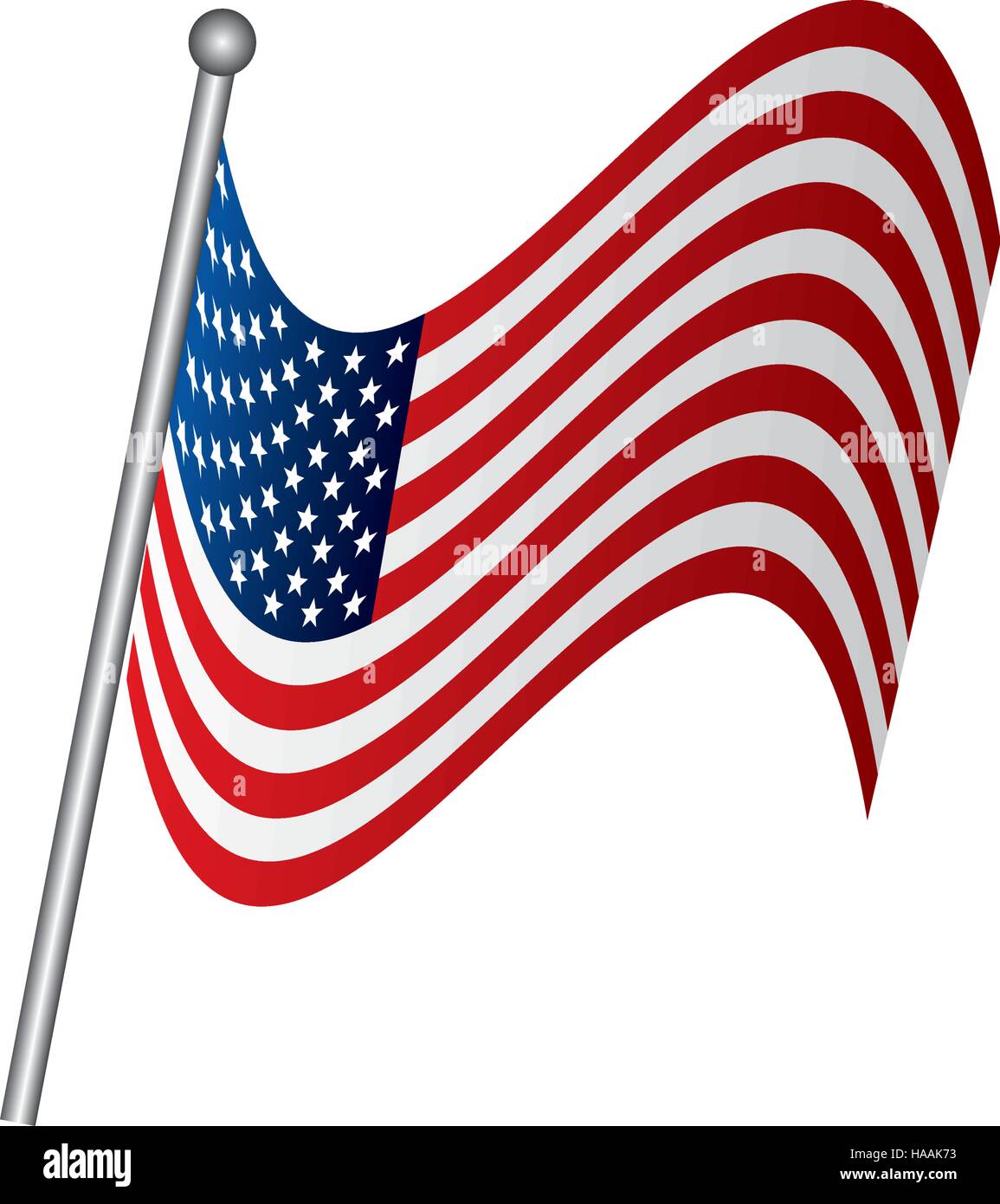 united states of america flag vector illustration design Stock Vector ...