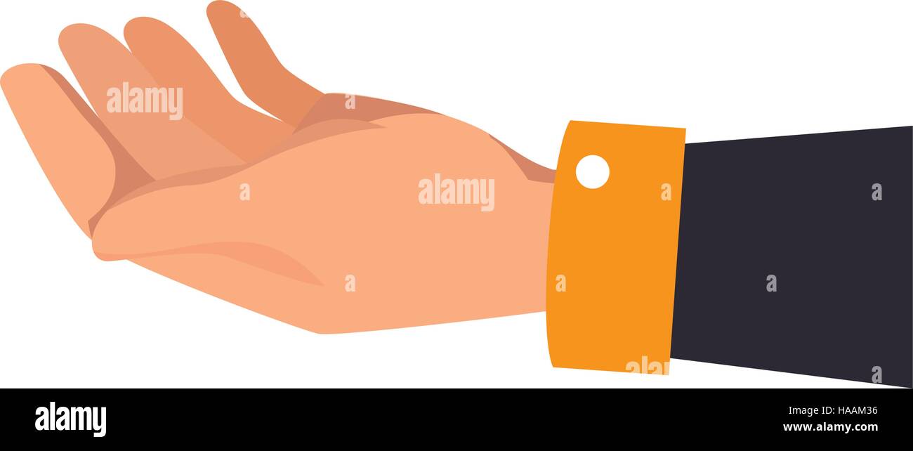 Human hand asking icon vector illustration design Stock Vector Image ...