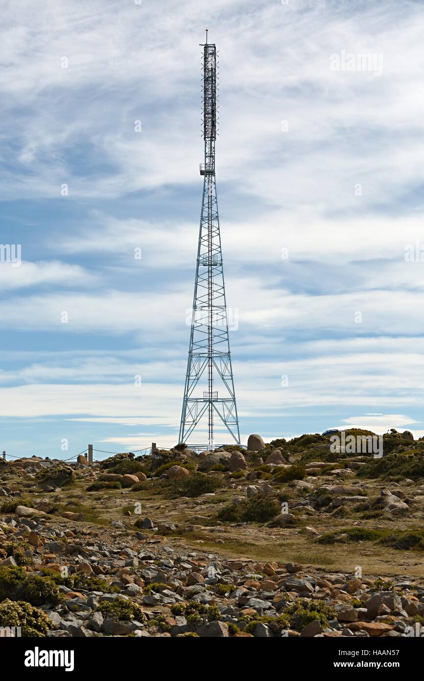 Transmitter Antenna Tower Stock Photo