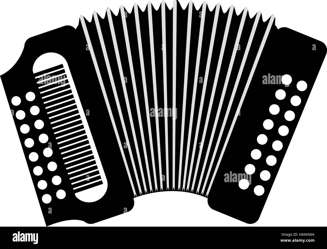 accordion instrument musical icon vector illustration design Stock Vector  Image & Art - Alamy